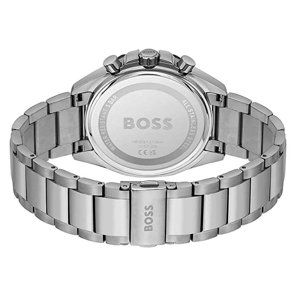 BOSS Cloud 44mm Octogonal Bezel Blue Dial Bracelet Watch image number 2