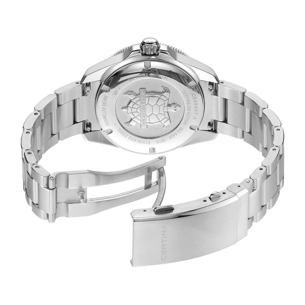 Certina DS Action Diver 40.5mm Black Dial Steel Bracelet Watch