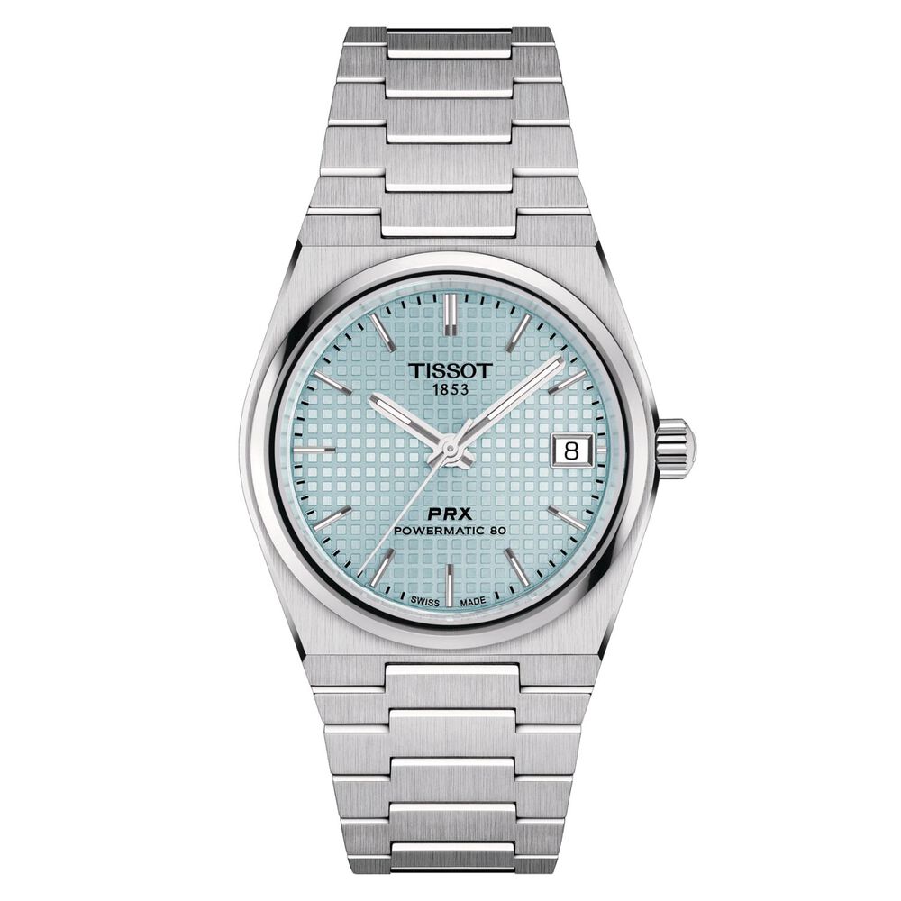 Tissot PRX Powermatic 80 Automatic 35mm Ice Blue Dial Steel Case Watch