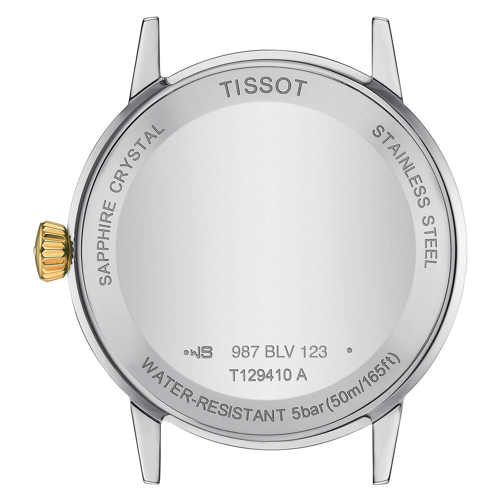 Tissot Classic Dream 42mm Silver Dial Yellow Gold Case Watch