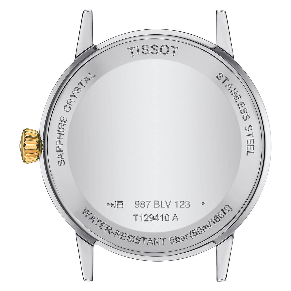 Tissot Classic Dream 42mm Silver Dial Yellow Gold Case Watch