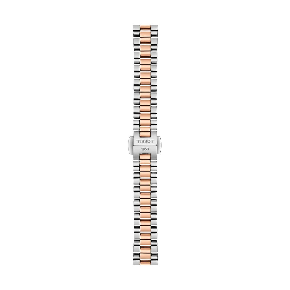 Tissot Desir 28mm Champagne MOP Dial Grey & Rose Gold Stainless Steel Bracelet Watch