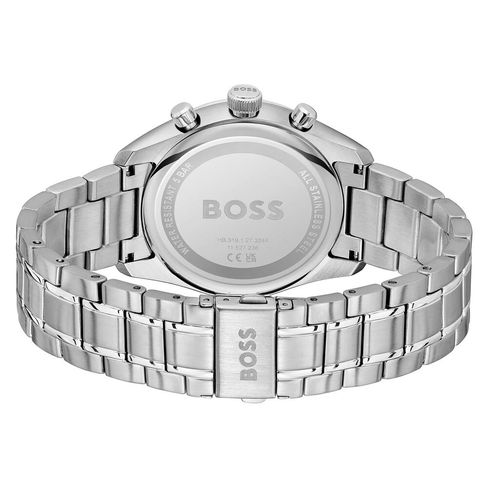 BOSS Grand Prix Chronograph 44.5mm Green Dial Stainless Steel Bracelet Watch image number 2