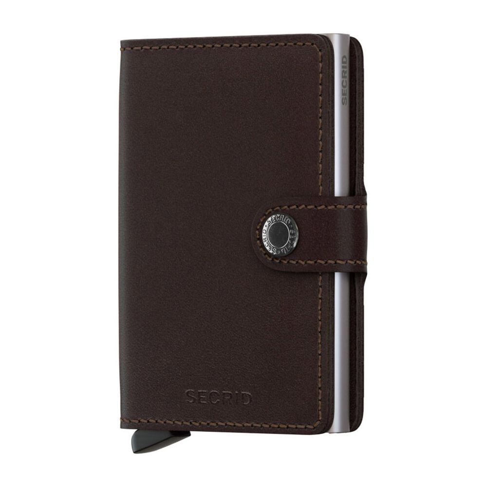 Secrid Mini Brown Leather Wallet
