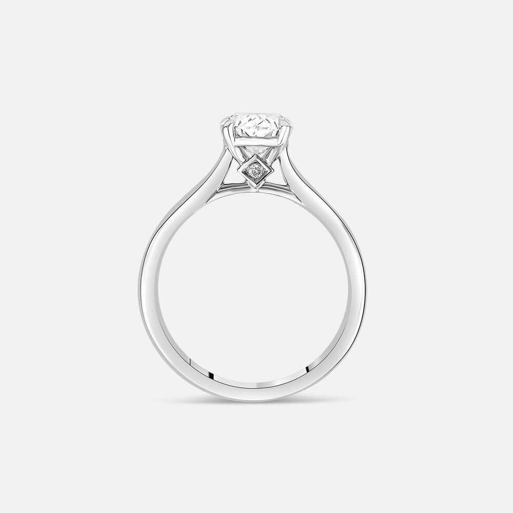 Born NOVA Platinum 1.50ct Oval Lab Grown Diamond Solitaire Ring