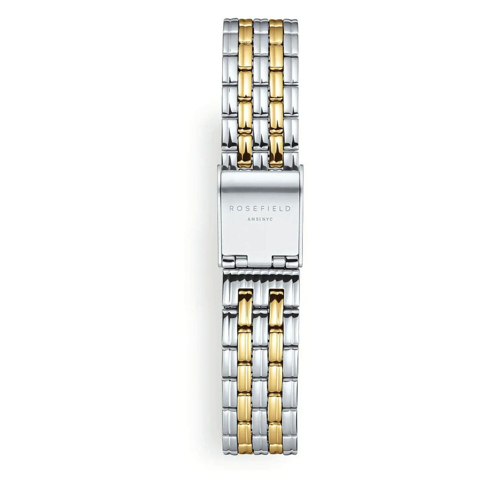 Rosefield Muse 26mm White Dial Two Tone Stainless Steel Bracelet Watch