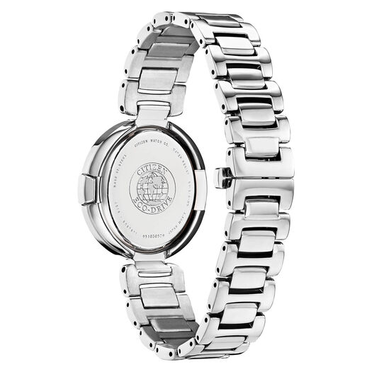 Citizen Eco-Drive Capella Stainless Steel Oval Bracelet Ladies' Watch
