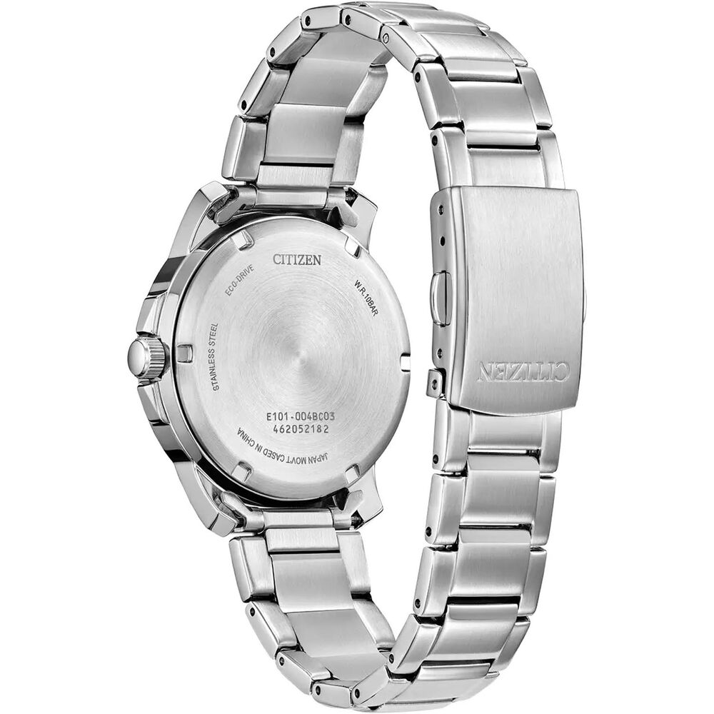 Citizen Garrison Day-Date 37mm Green Dial Steel Bracelet Watch image number 1