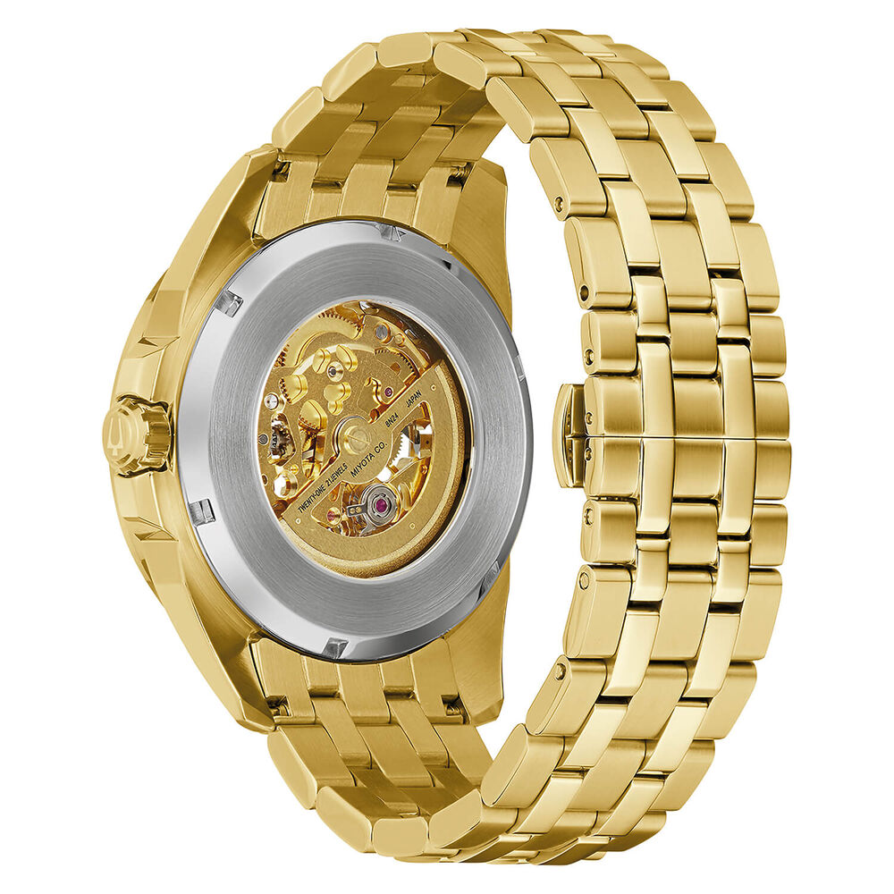Bulova Sutton Automatic 43mm Gold-Yellow Bracelet Watch