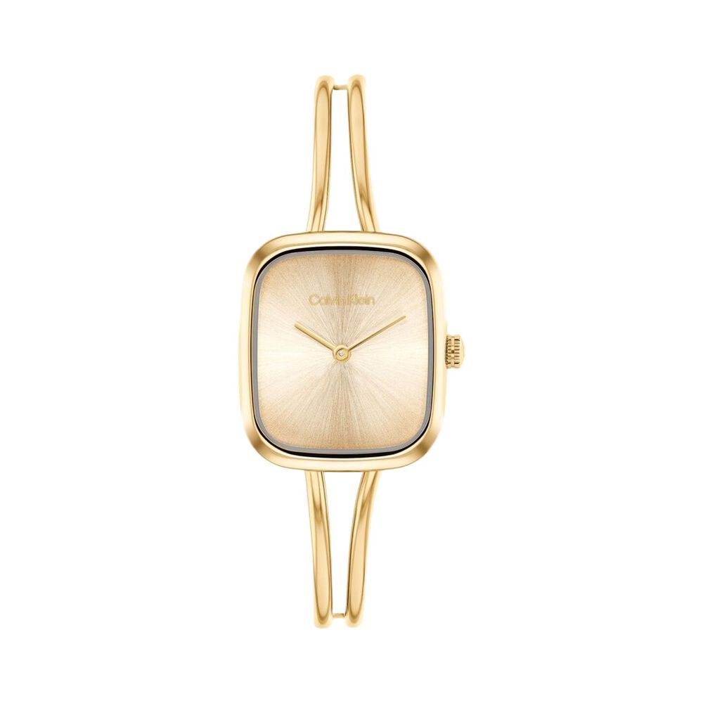 Calvin Klein Adore 20.8mm Gold Tone Dial Gold Tone Steel Bracelet Watch