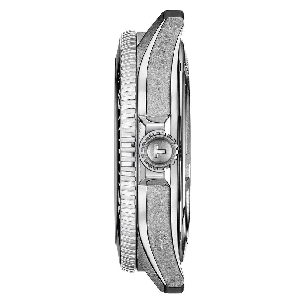 Tissot Seastar 1000 Powermatic 80 40mm Black Dial Silver Steel Bracelet Watch image number 1