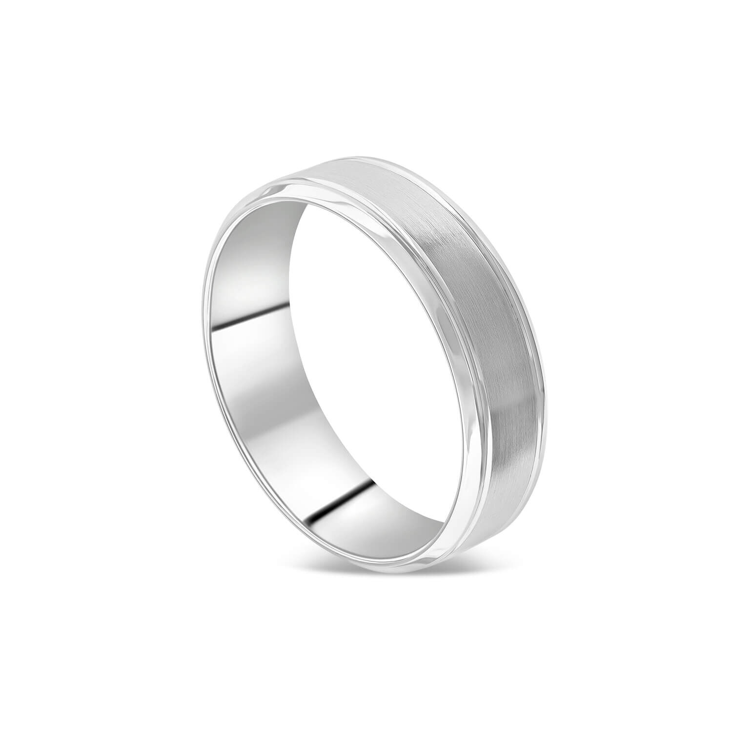 Unisex platinum wedding bands outlet