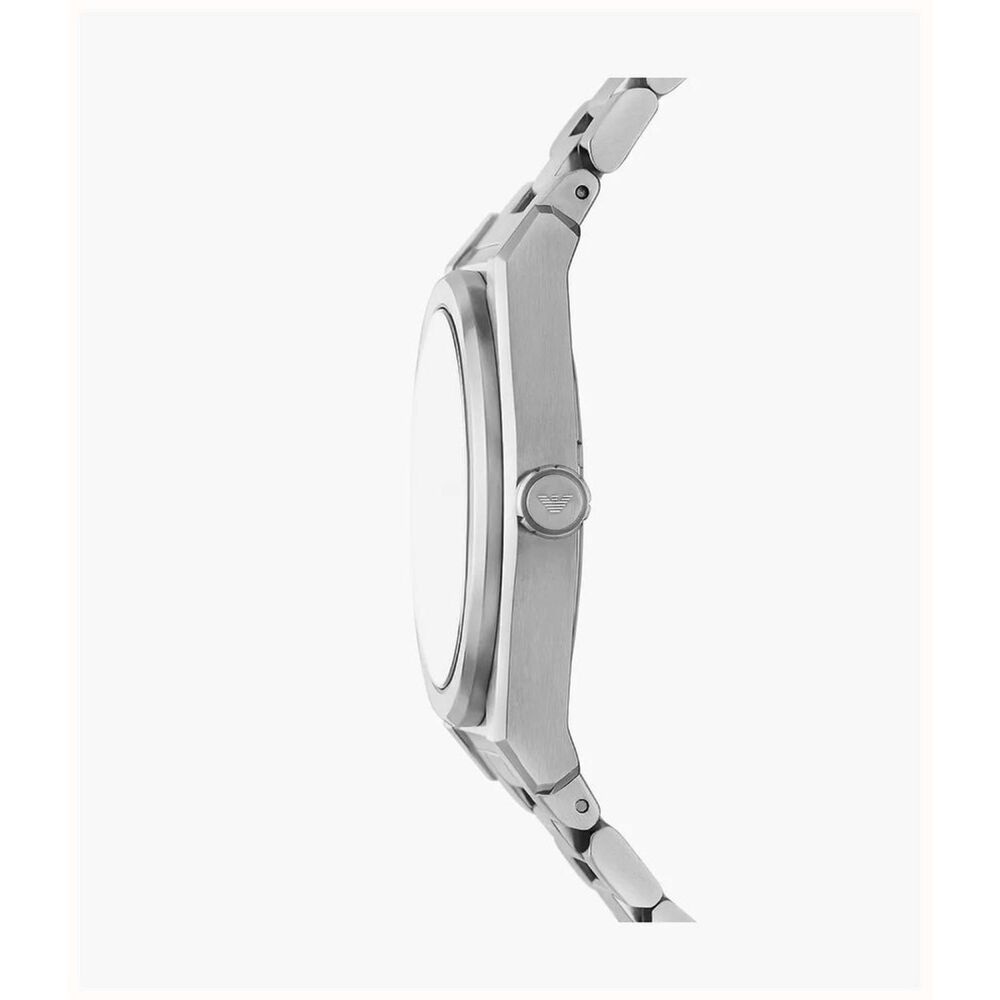 Emporio Armani Federico 41mm Green Dial Stainless Steel Bracelet Watch image number 3