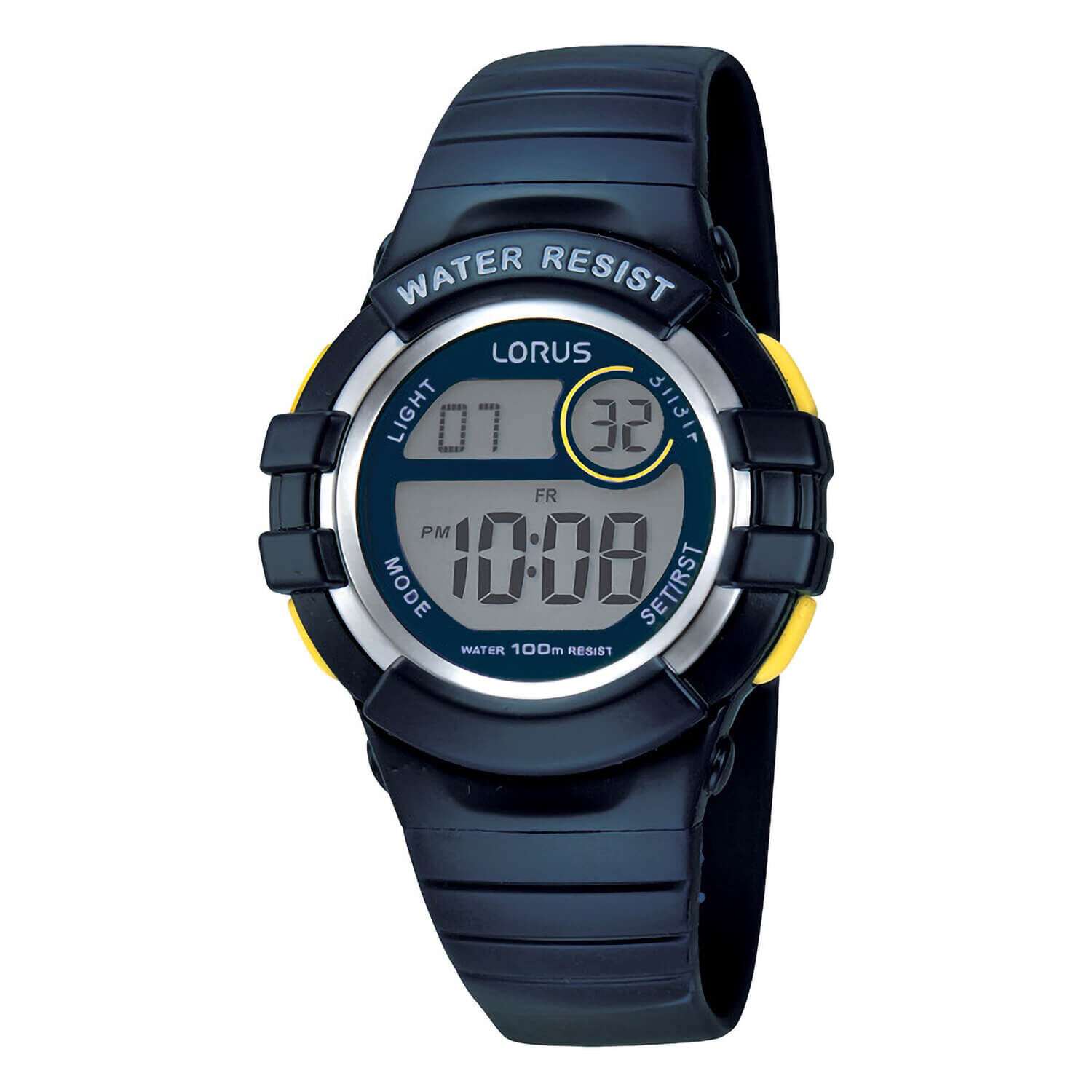 Navy blue digital watch best sale
