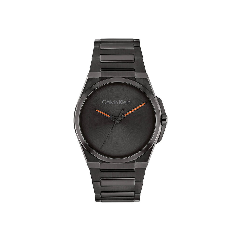 Calvin Klein Meta Minimal 41mm Black Dial Steel Bracelet Watch image number 0