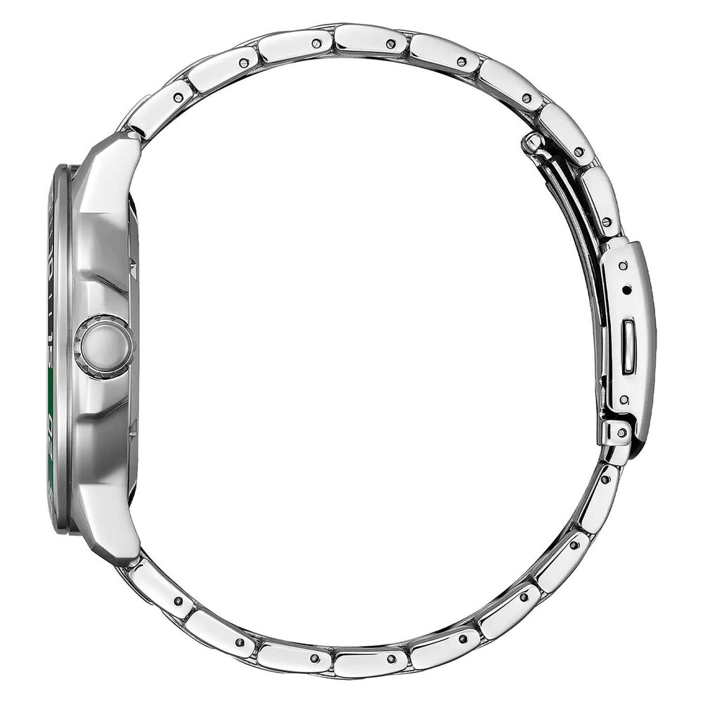 Citizen Eco-Drive Sport 45mm Green Dial Steel Bracelet Watch
