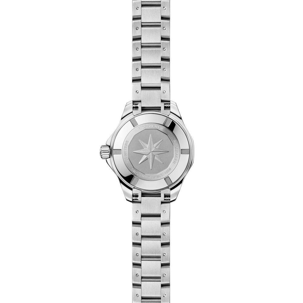 TAG Heuer Aquaracer Professional Solargraph 100 28mm MOP Dial Diamonds Steel Bracelet Watch