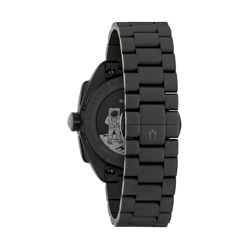Bulova Lunar Pilot Black Hole 41mm Case Black Ion Plated Steel Bracelet Watch