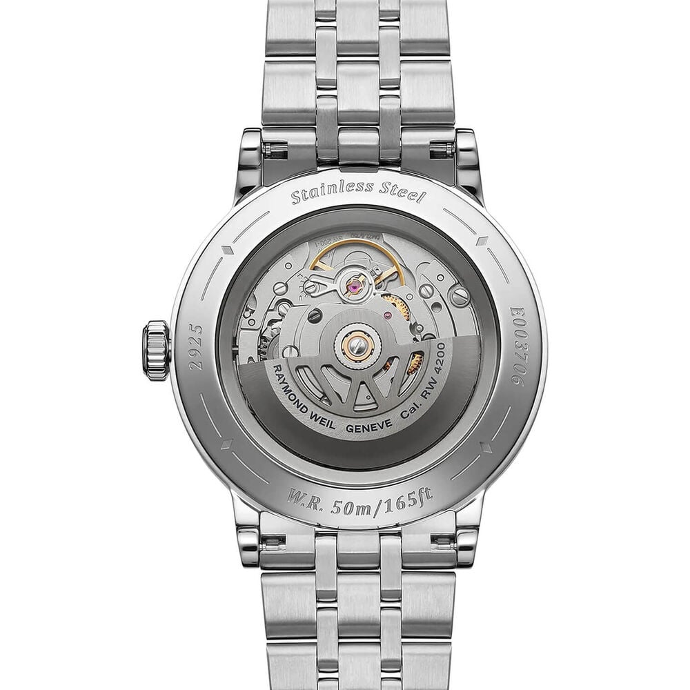 Raymond Weil Millesime 39mm Grey Dial Steel Bracelet Watch image number 2