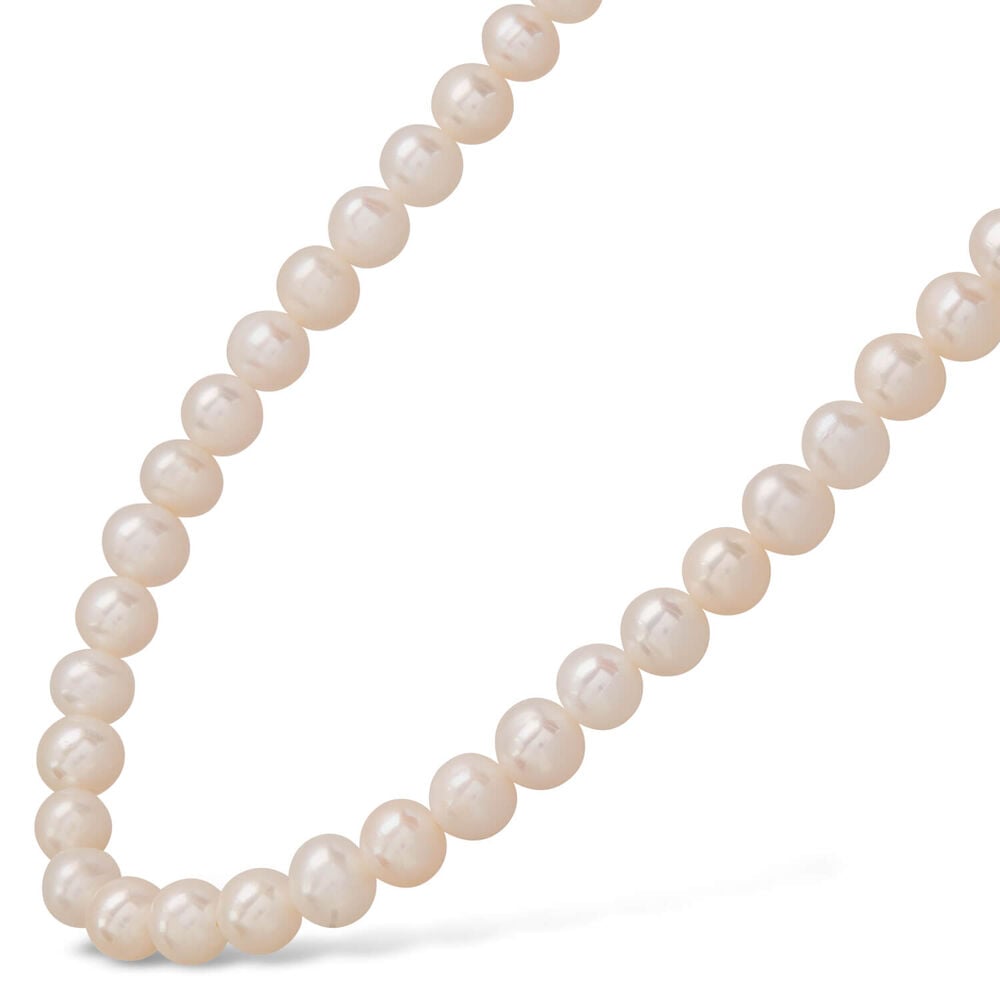 9ct Yellow Gold Freshwater Pearl Necklace image number 1