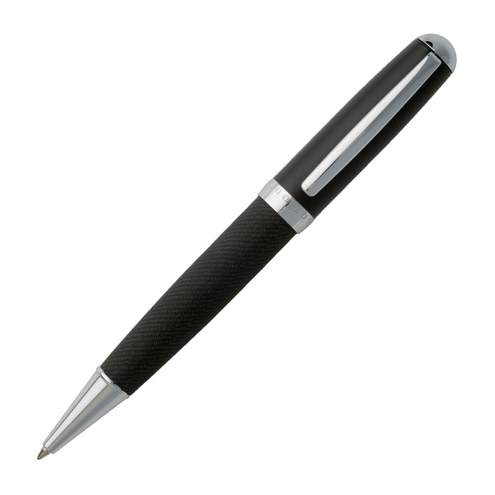 Hugo BOSS Advance Stainless-Steel Grey Ballpoint Pen image number 0
