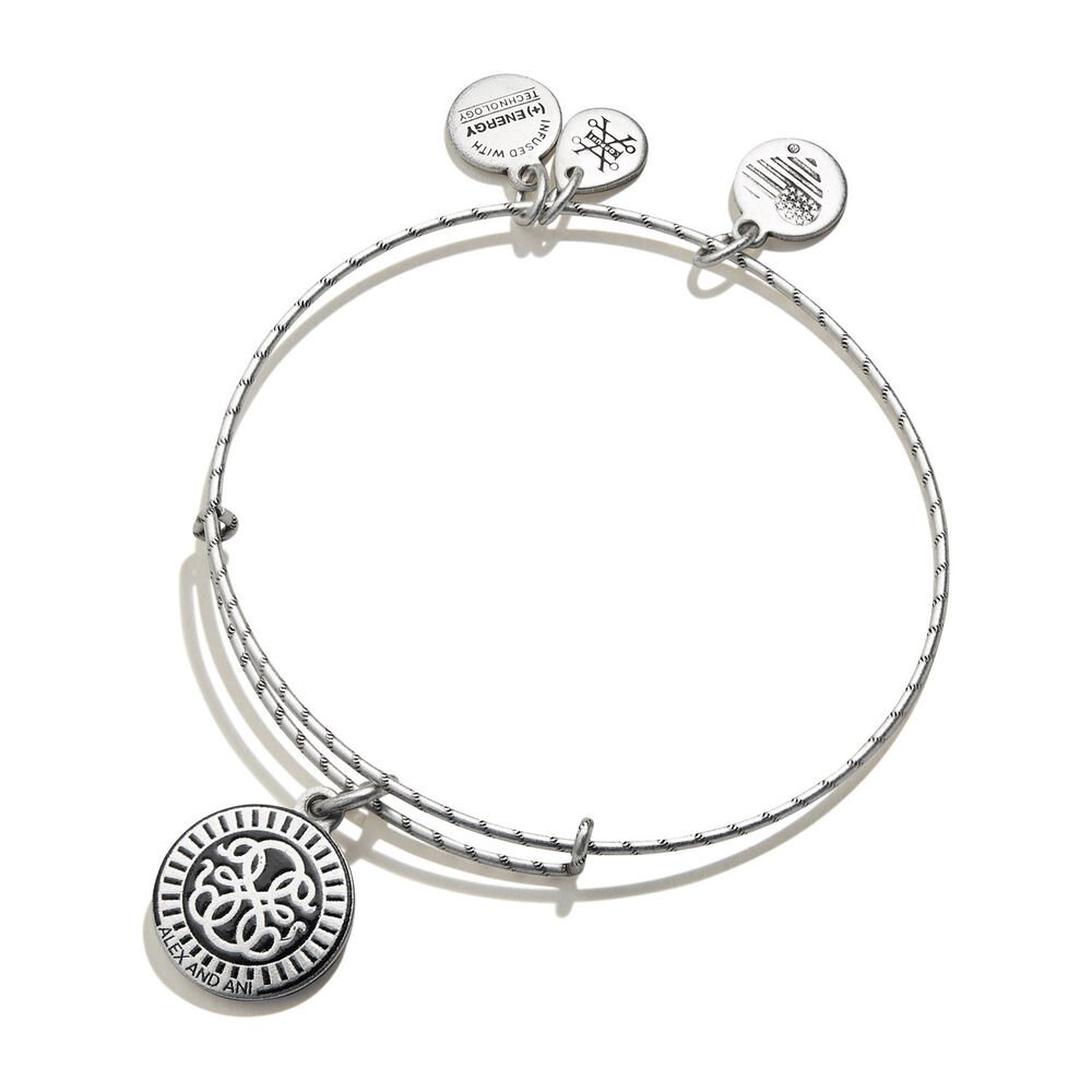 Alex And Ani Silver-Tone Path Of Life Bangle image number 0