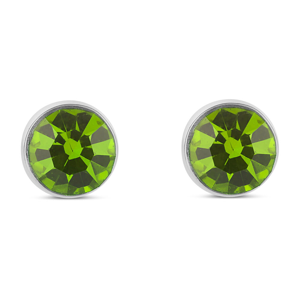 Little Treasure August Birthstone Children's Earrings image number 0