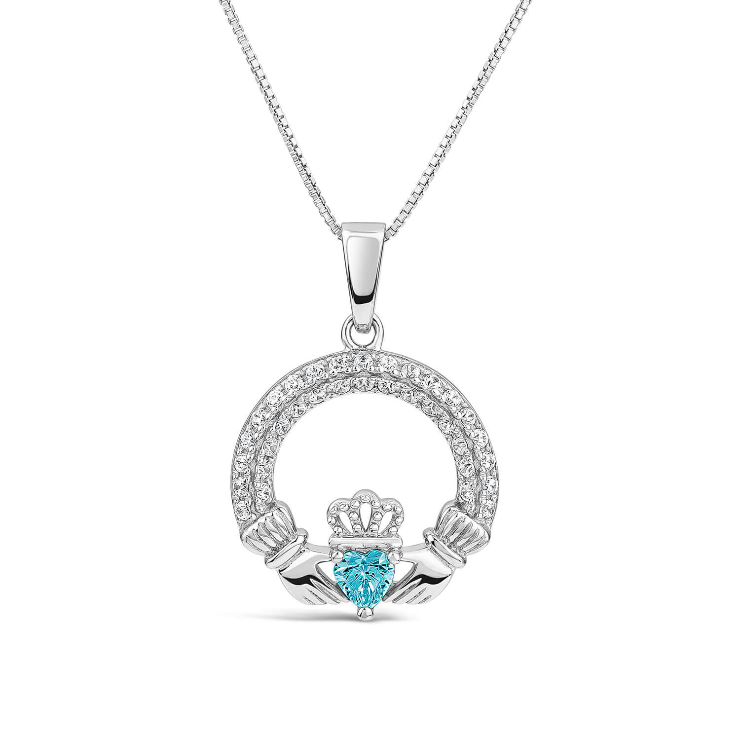 Claddagh necklaces clearance