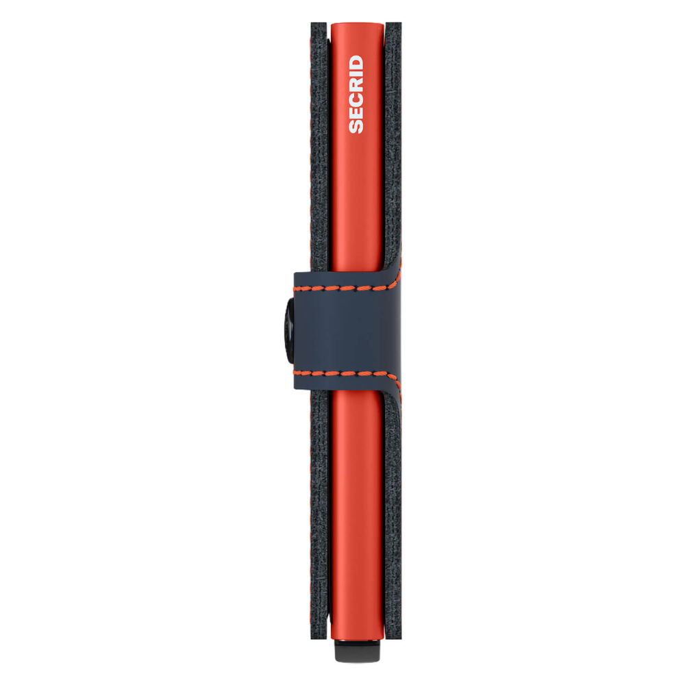 Secrid Matte Nightblue and Orange Miniwallet image number 4