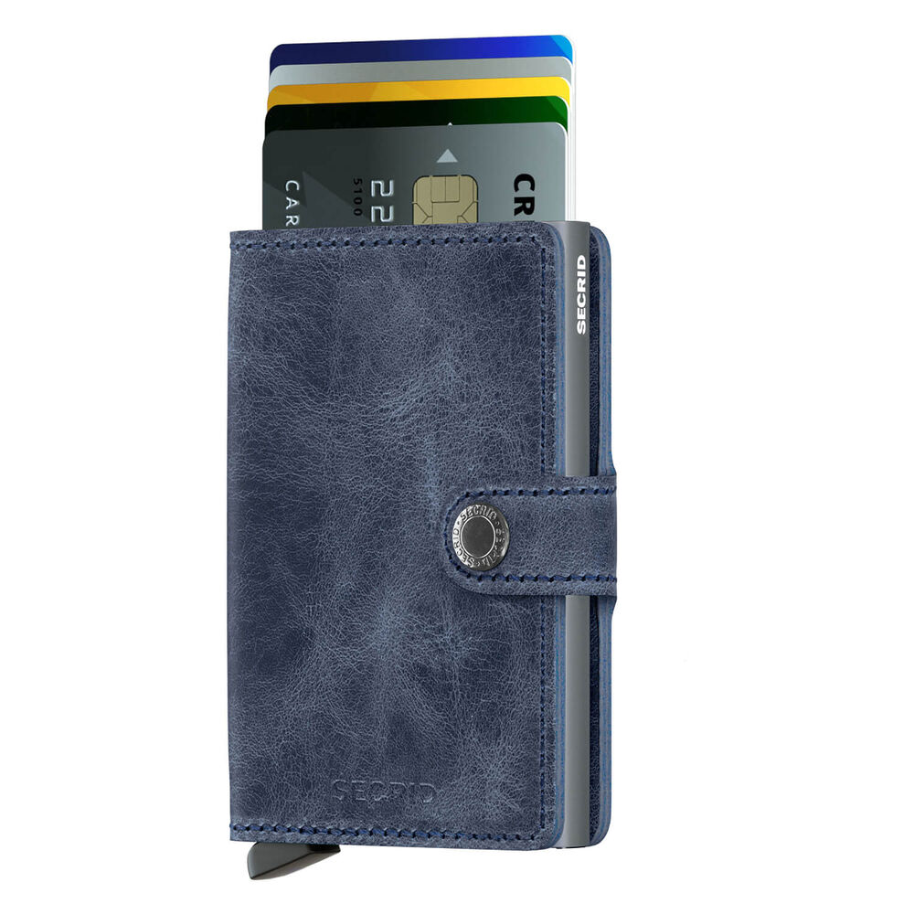 Secrid Vintage Blue Gents Mini Wallet