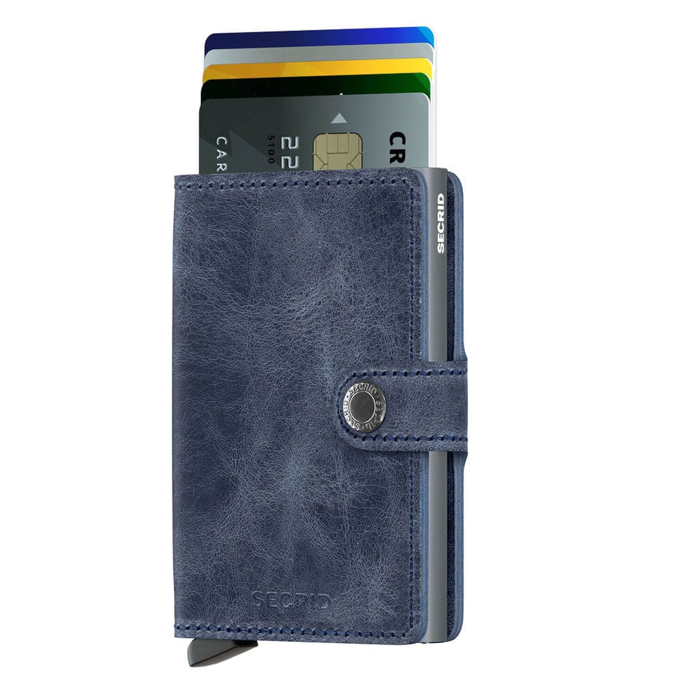 Secrid Vintage Blue Gents Mini Wallet image number 1