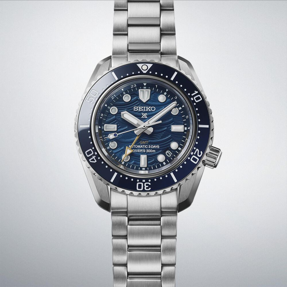 Seiko Prospex 1965 Heritage Diver’s 60th Anniversary Edition 42mm Blue Dial Bracelet Watch image number 1