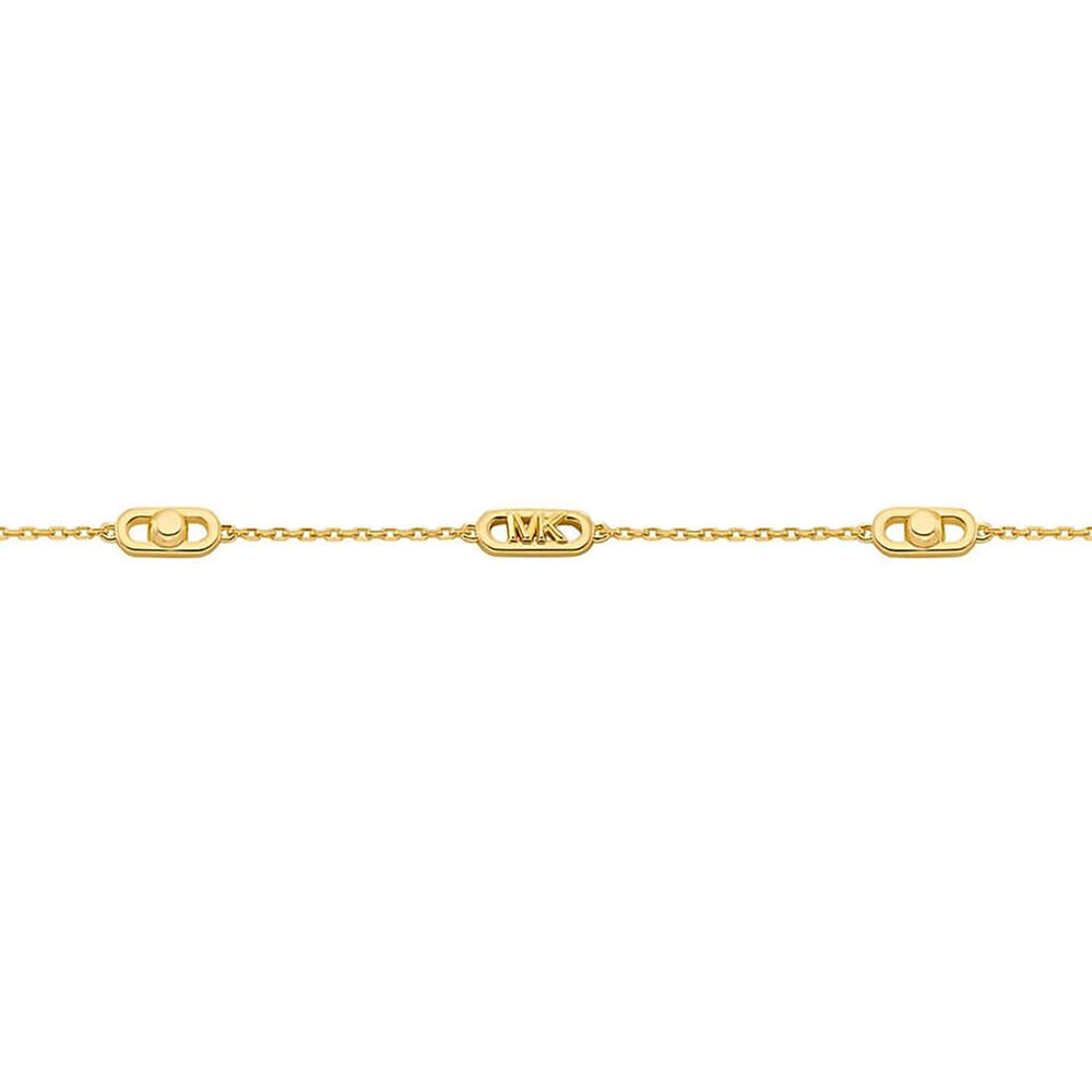 Michael Kors Astor 14ct Yellow Gold Plated Link Necklace