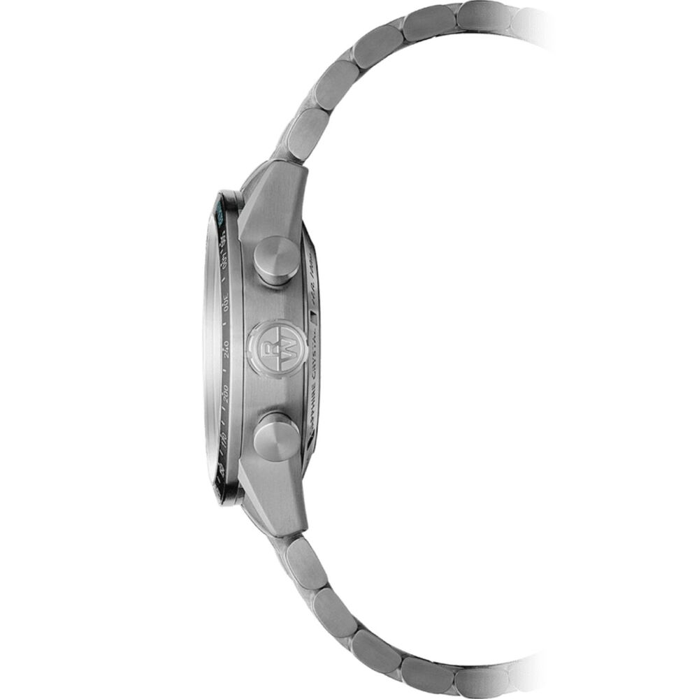 Raymond Weil Freelancer 43.5mm Black Turquoise Detail Dial Titanum Case Bracelet Watch