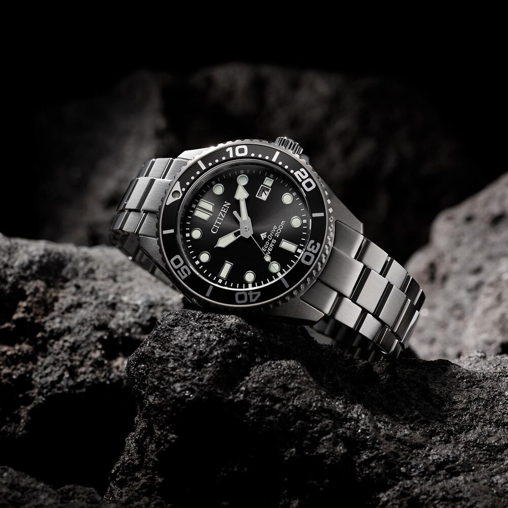 Citizen Promaster Diver 41mm Black Dial Stainless Steel Bracelet Watch