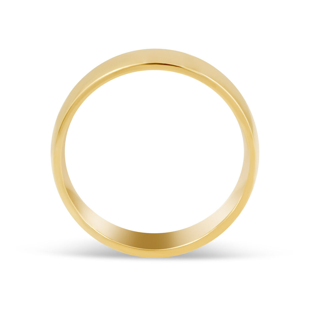 9ct Gold 6mm Gents Wedding Ring image number 2