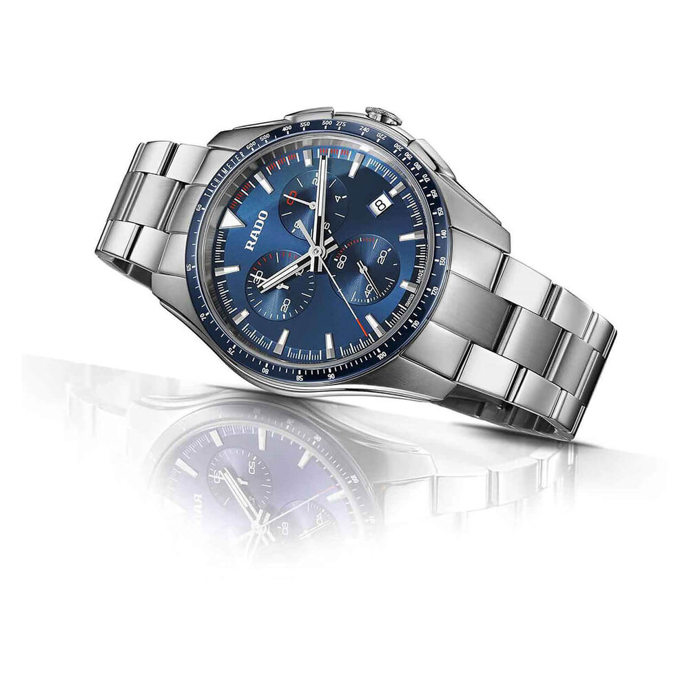 Rado XXL Hyperchrome Blue Chronograph Stainless Steel 44.9mm Mens Watch image number 1