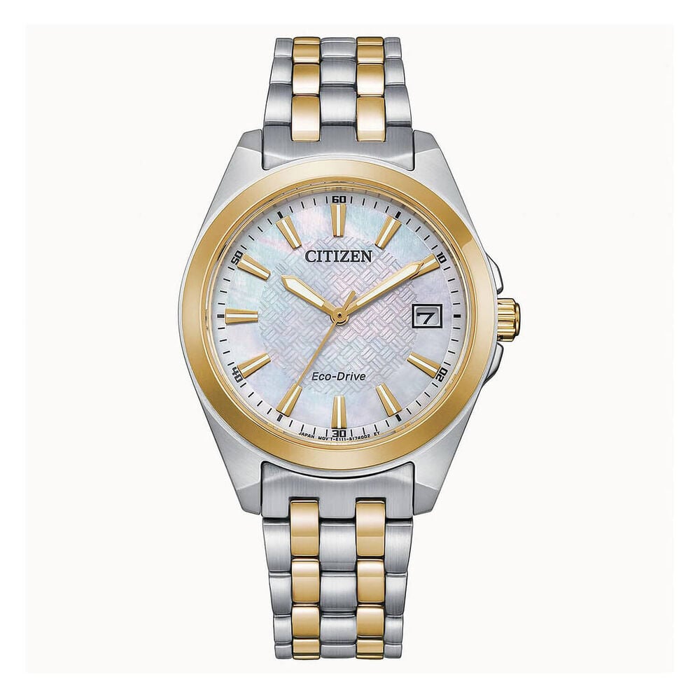 Citizen Eco Drive Peyten Mother of Pearl Dial Bracelet Watch