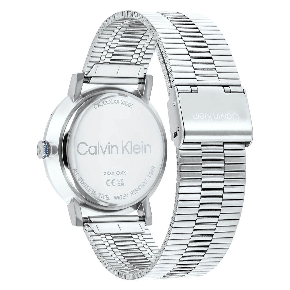 Calvin Klein 40mm Dark Blue Dial Stainless Steel Bracelet Watch
