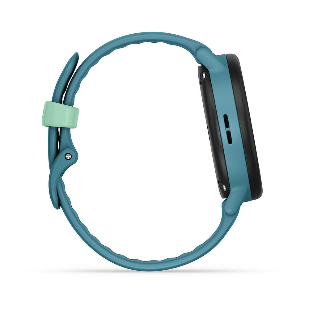 Garmin Bounce 2 43mm AMOLED Turquoise Silicone Strap Watch image number 5