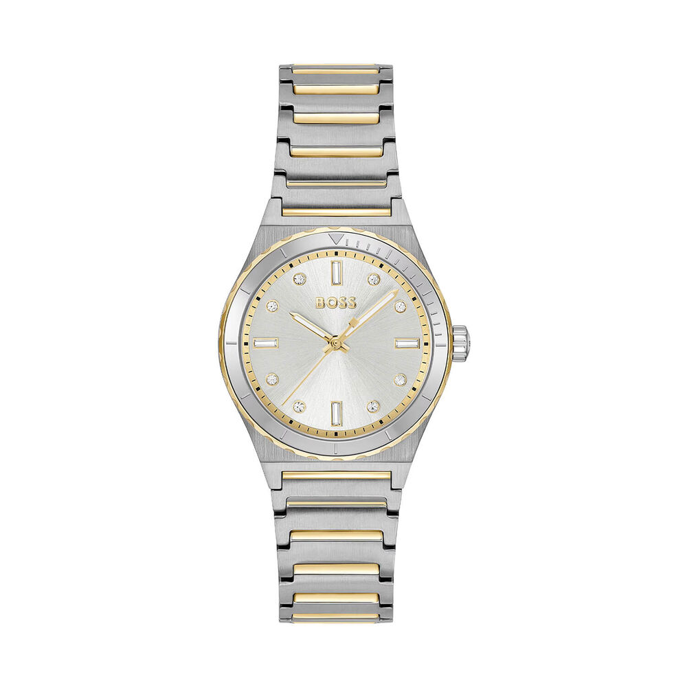 BOSS Candor 32mm Silver Dial Stainless Steel Bracelet Watch image number 0