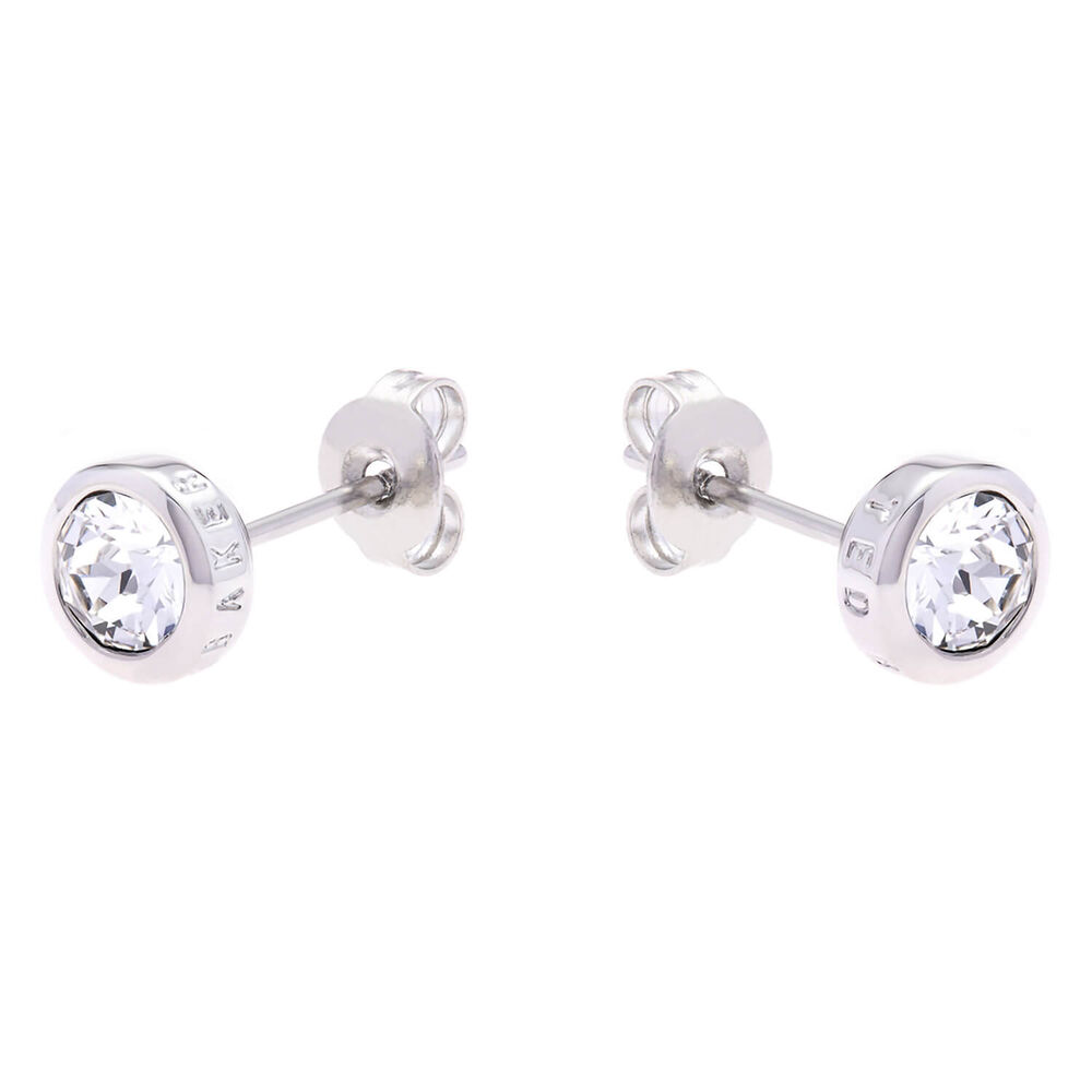 Ted Baker Silver Plated Sinaa Crystal Stud Earrings image number 0