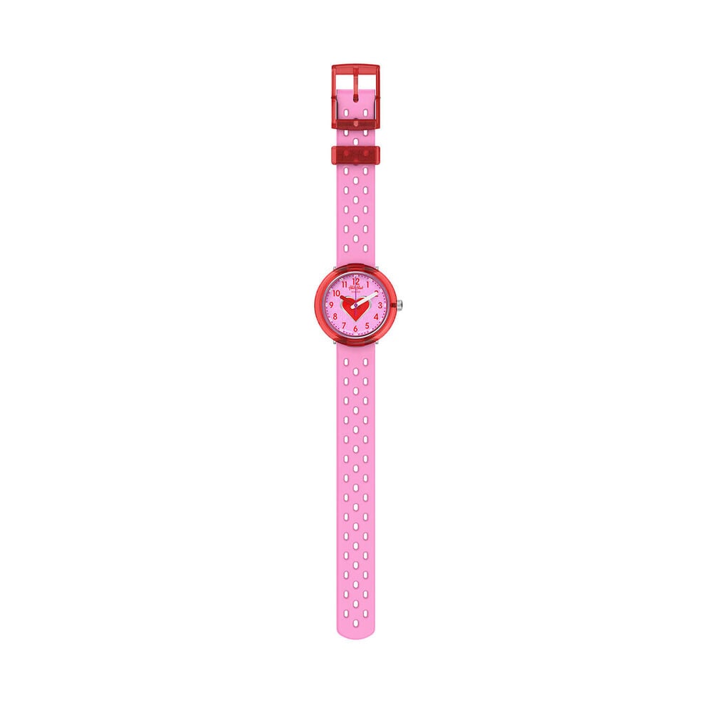 FLIK FLAK Fizz In Pink 31.85mm Pink Dial Quartz Kids Watch image number 1