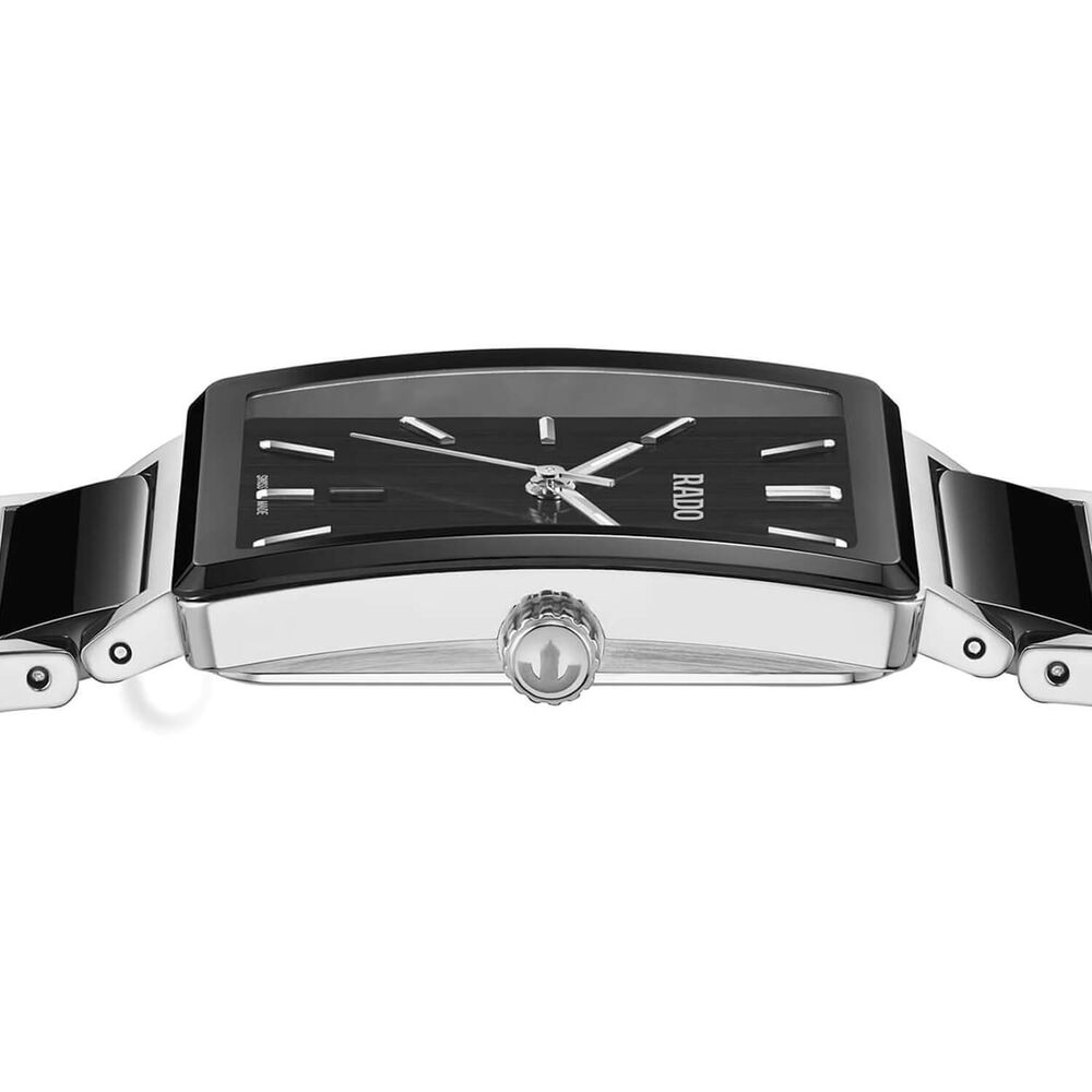 Rado Integral 31.5mm Black Dial Ceramic & Steel Bracelet Watch