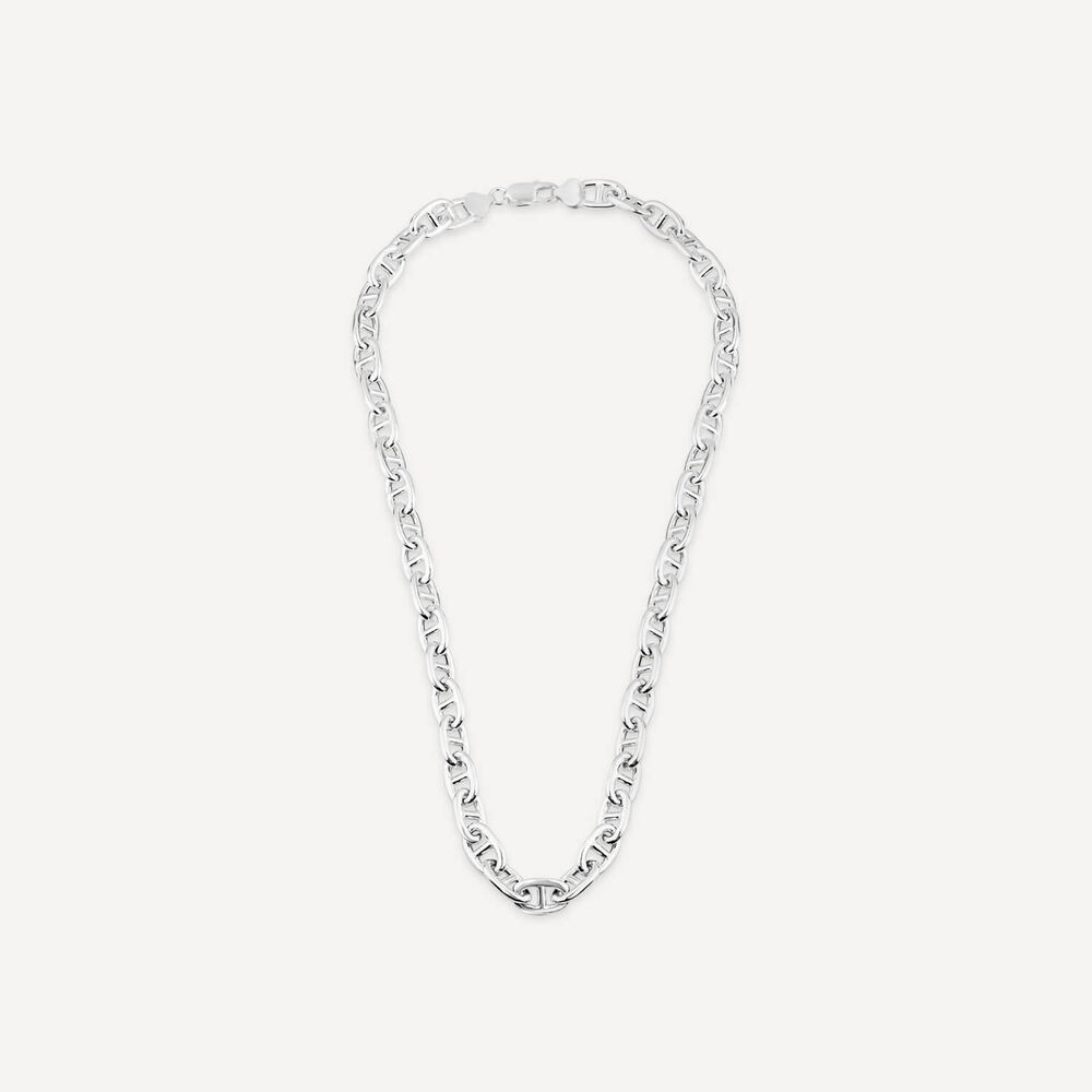 Sterling Silver Large Link 20" Necklet image number 2