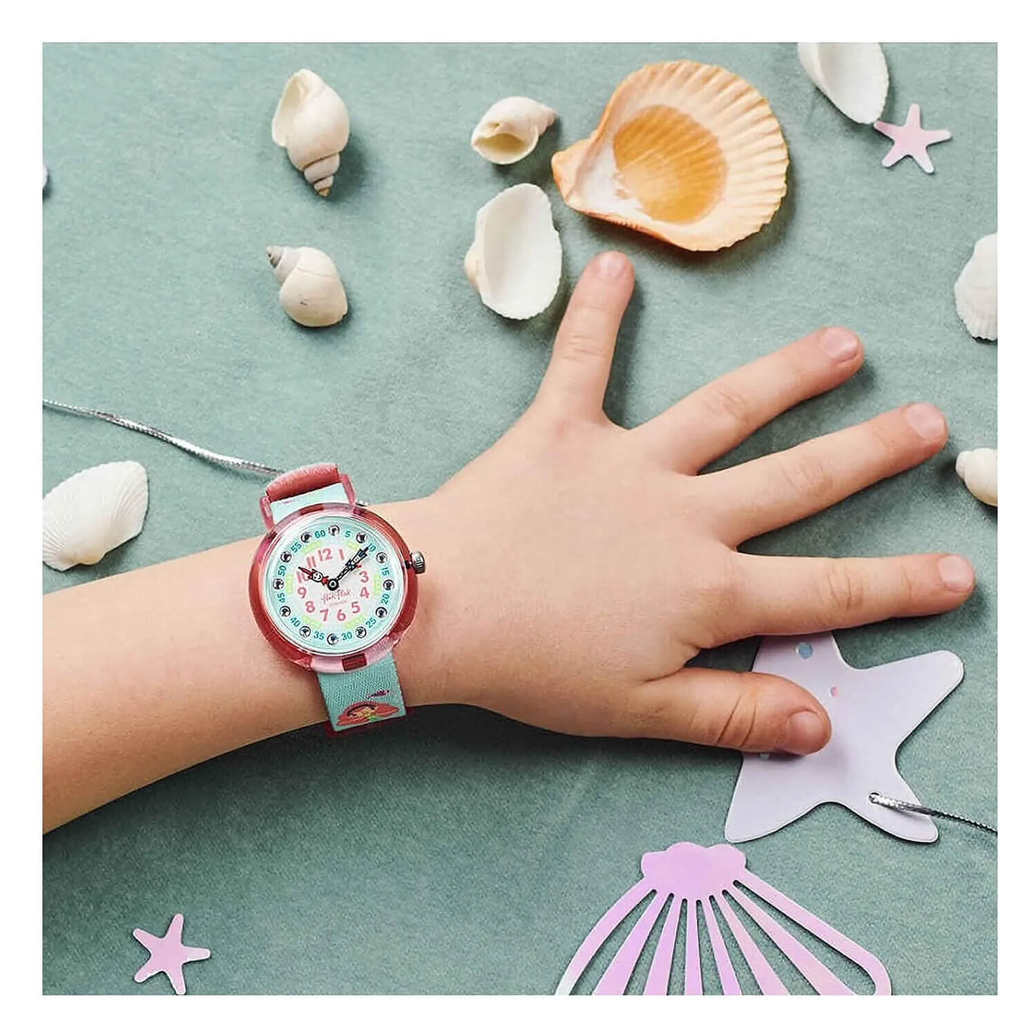 Flik Flak Mermalicious Kids 30mm Quartz Mermaid Watch