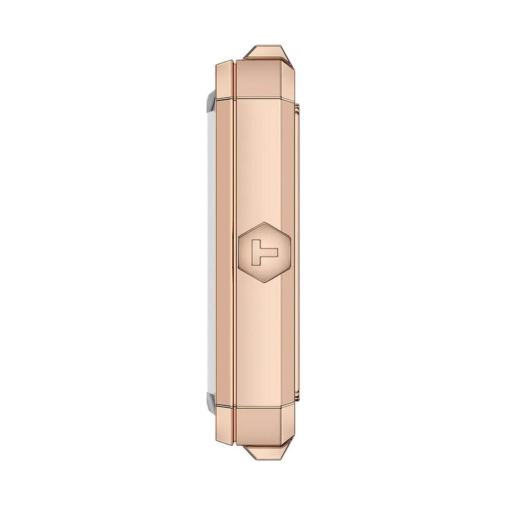 Tissot SRV 21.8x30mm Silver Dial Brown Leather Strap Watch