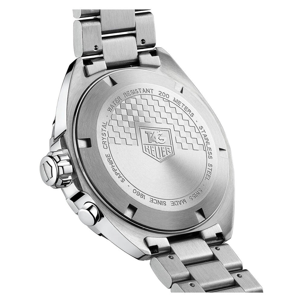 TAG Heuer Formula 1 Date 41mm Black Dial Alarm Stainless Steel Bracelet image number 3