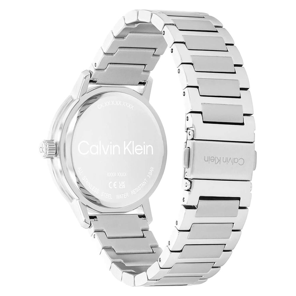 Calvin Klein Gauge 41mm Blue Skeleton Dial Stainless Steel Bracelet Watch