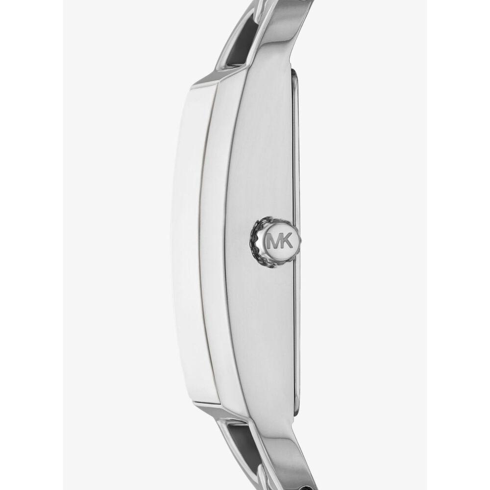 Michael Kors Empire 30mm Silver Logo Dial Steel Case Watch image number 1